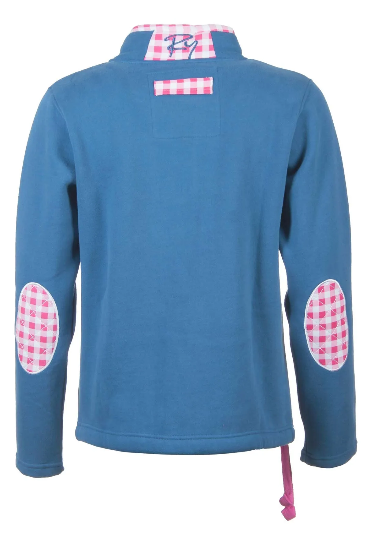 Ladies Button Neck Sweatshirt