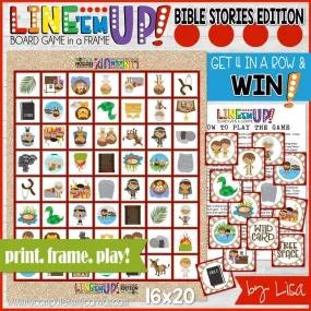 LINE 'Em UP! {BIBLE Stories} PRINTABLE Game