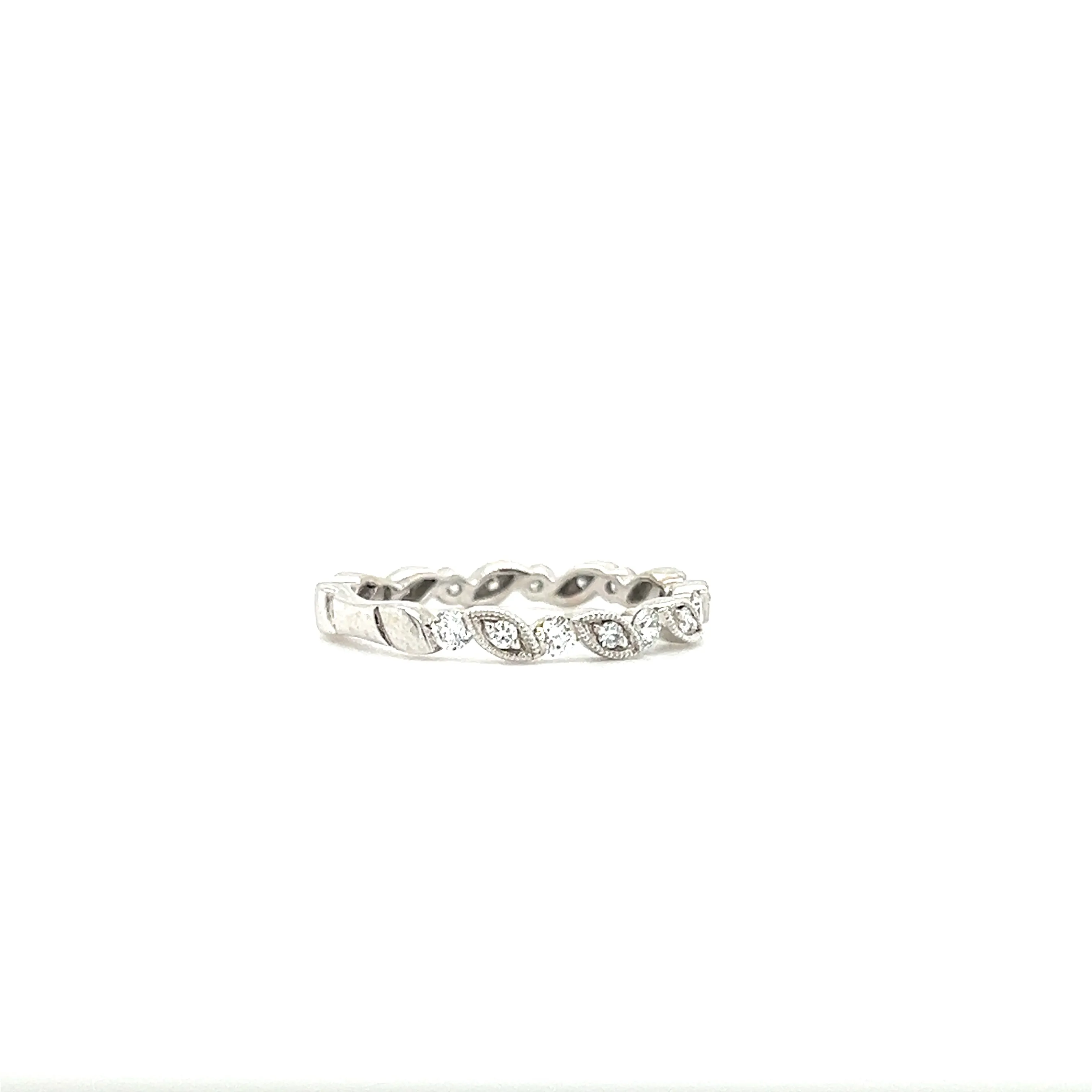 Marquise Diamond Ring with 0.42ctw of Diamonds in 14K White Gold