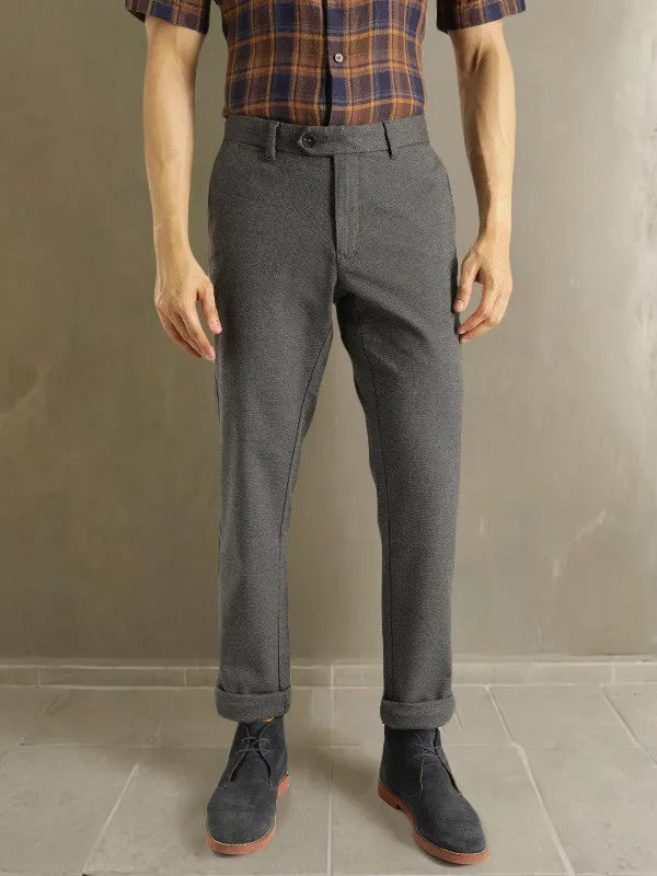 Men Brooklyn Fit Cotton Blend Trouser