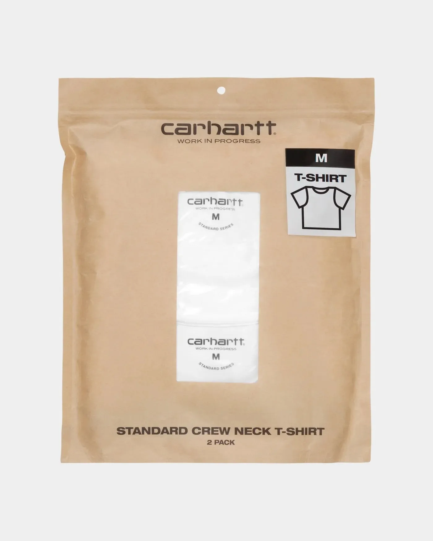 Men's Carhartt. WIP Standard Crew Neck Short-Sleeve T-Shirt (2 Pack) - White