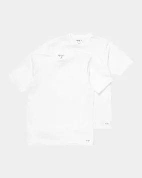 Men's Carhartt. WIP Standard Crew Neck Short-Sleeve T-Shirt (2 Pack) - White