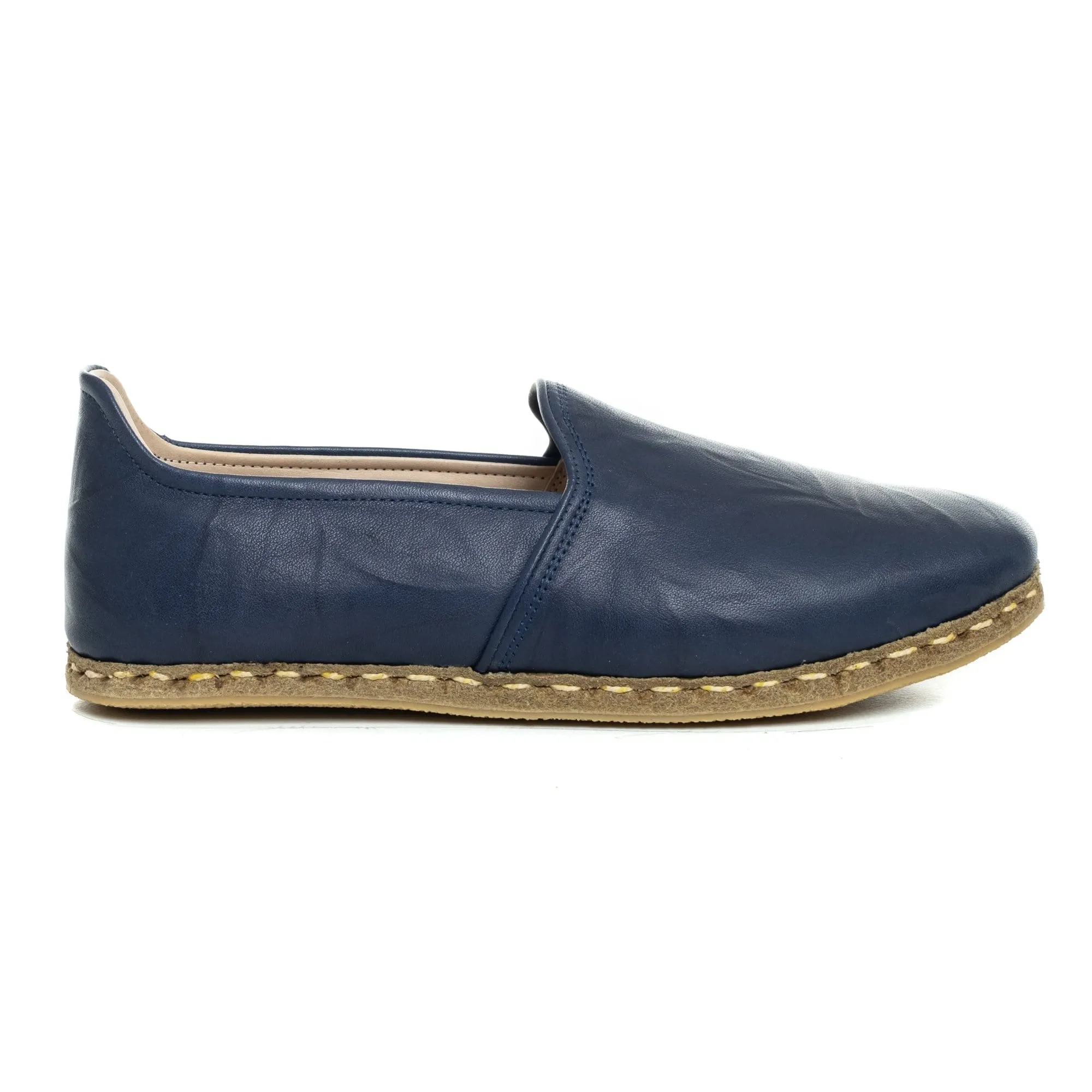 Men's Navy Slip On Shoes