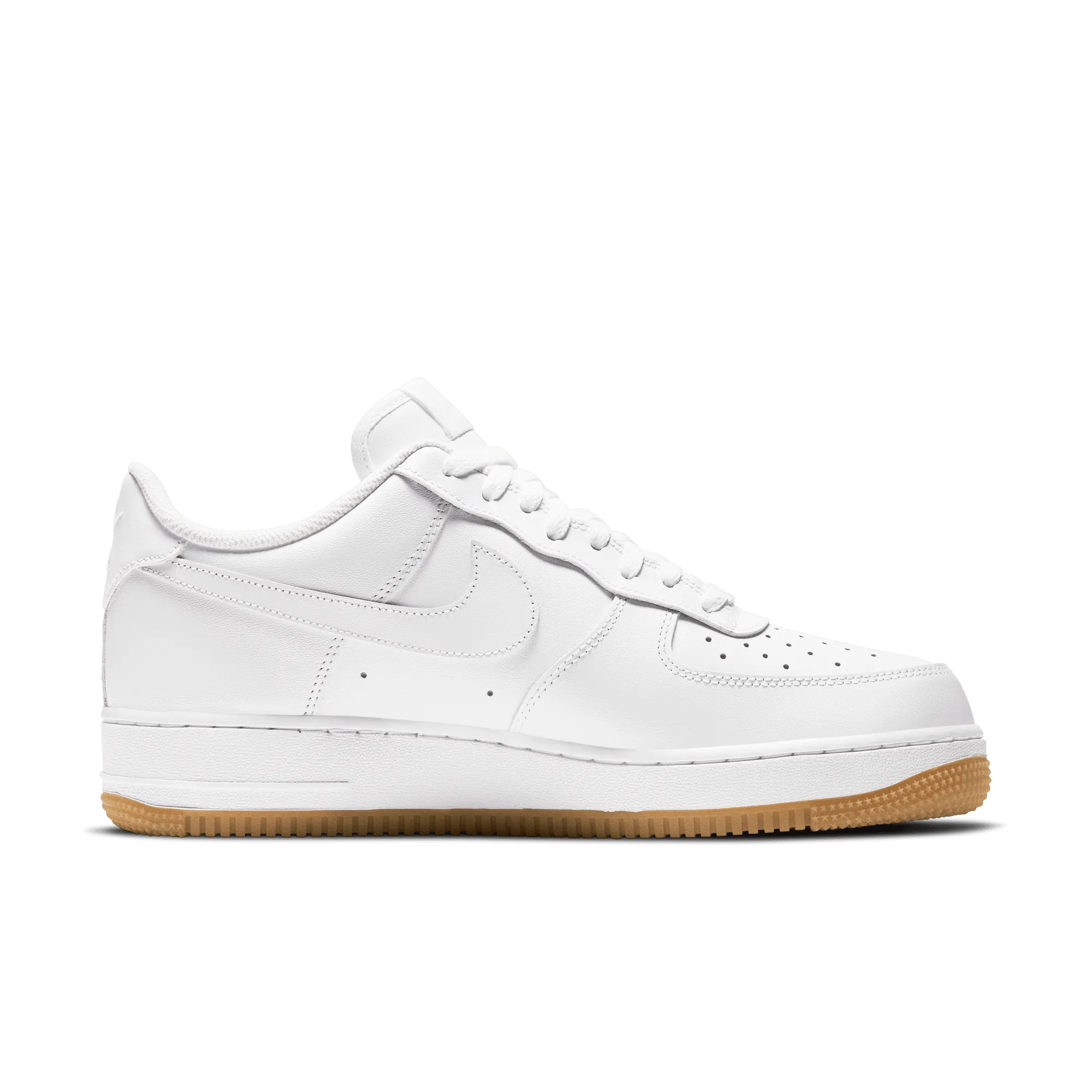 Men's Nike Air Force 1 '07 - White/White/Gum Light Brown