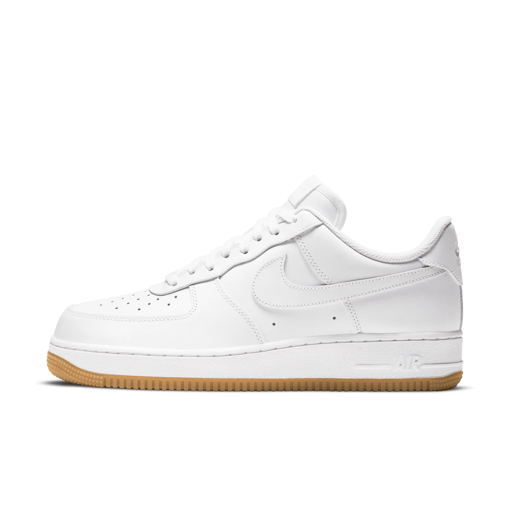 Men's Nike Air Force 1 '07 - White/White/Gum Light Brown