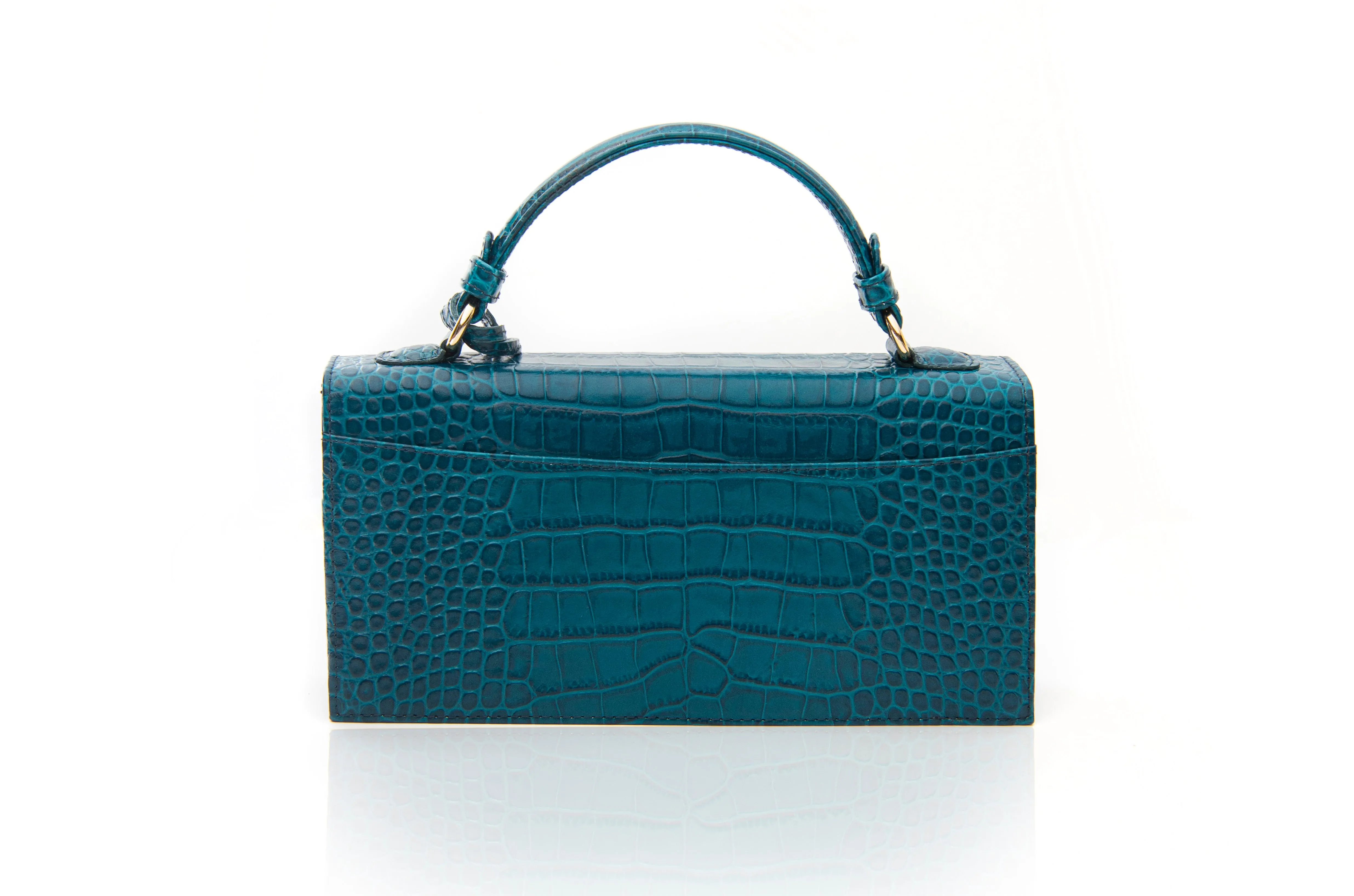 Mini Teal Blue Cynthia clutch