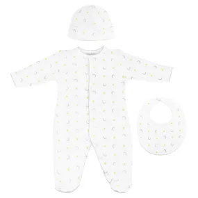 Moon and Stars Set 3 Pieces | Baby Unisex