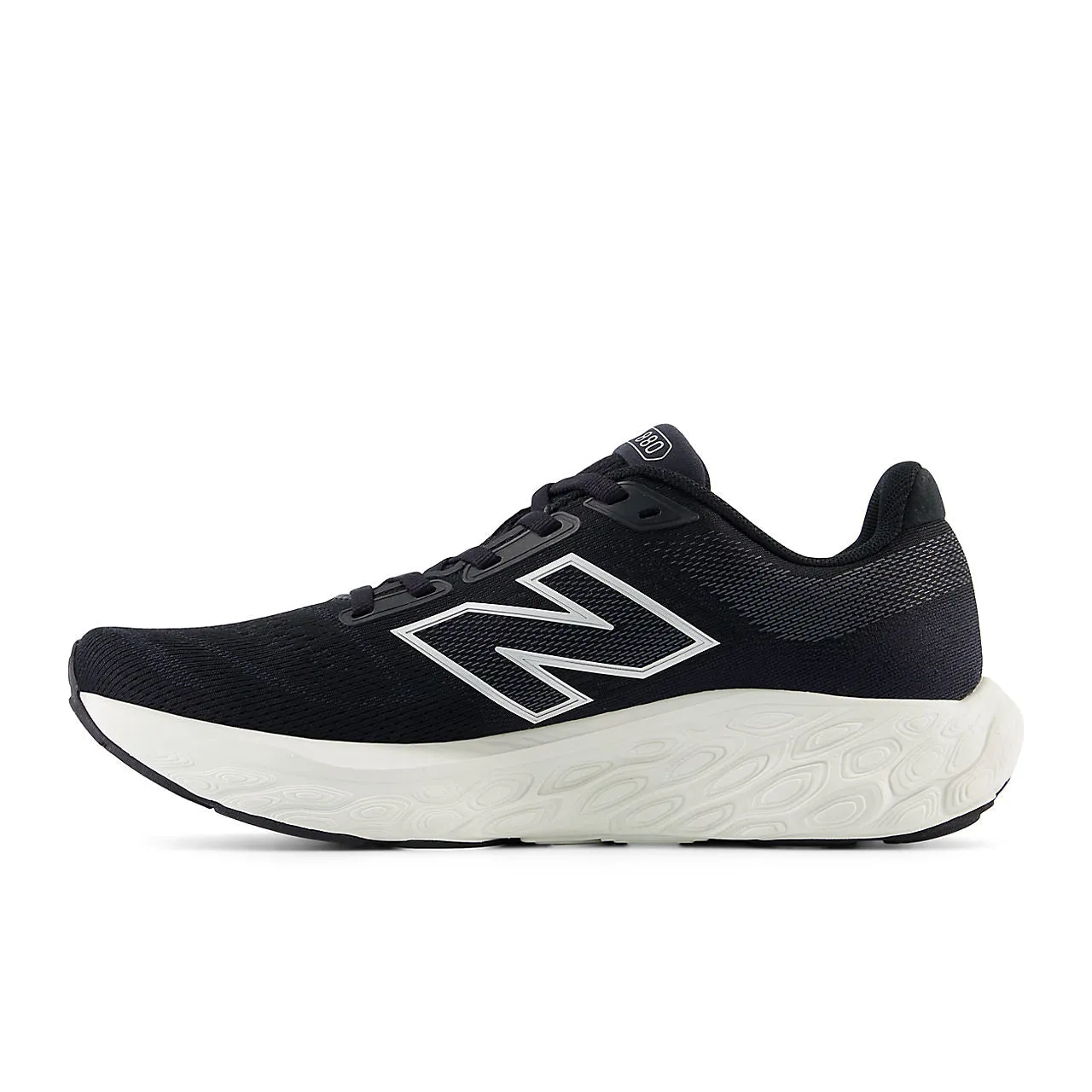 New Balance Fresh Foam X 880 v14 Wide (Womens) - Black with sea salt and silver metallic