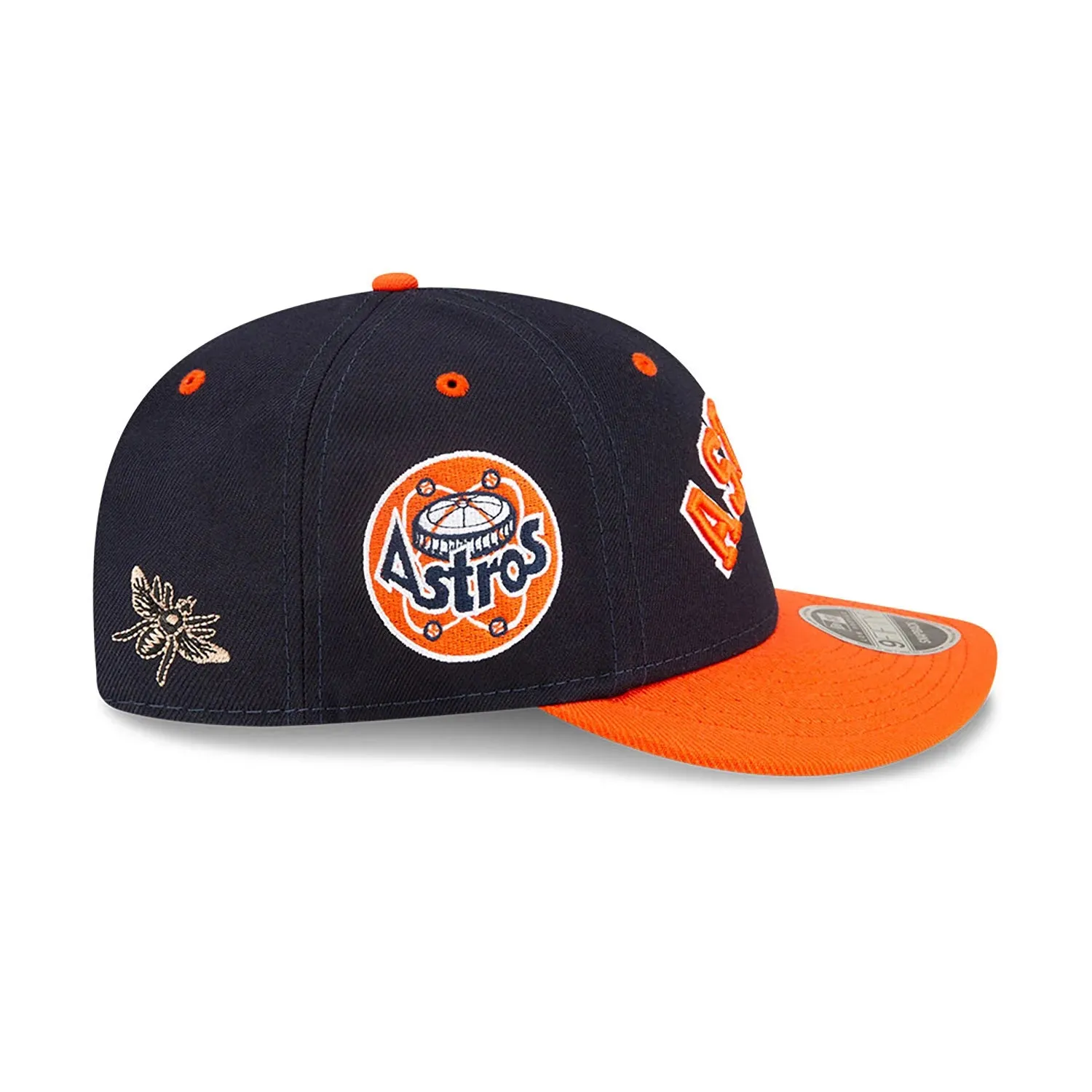 NEW ERA Houston Astros Felt X MLB Navy Low Profile 9FIFTY Snapback Cap