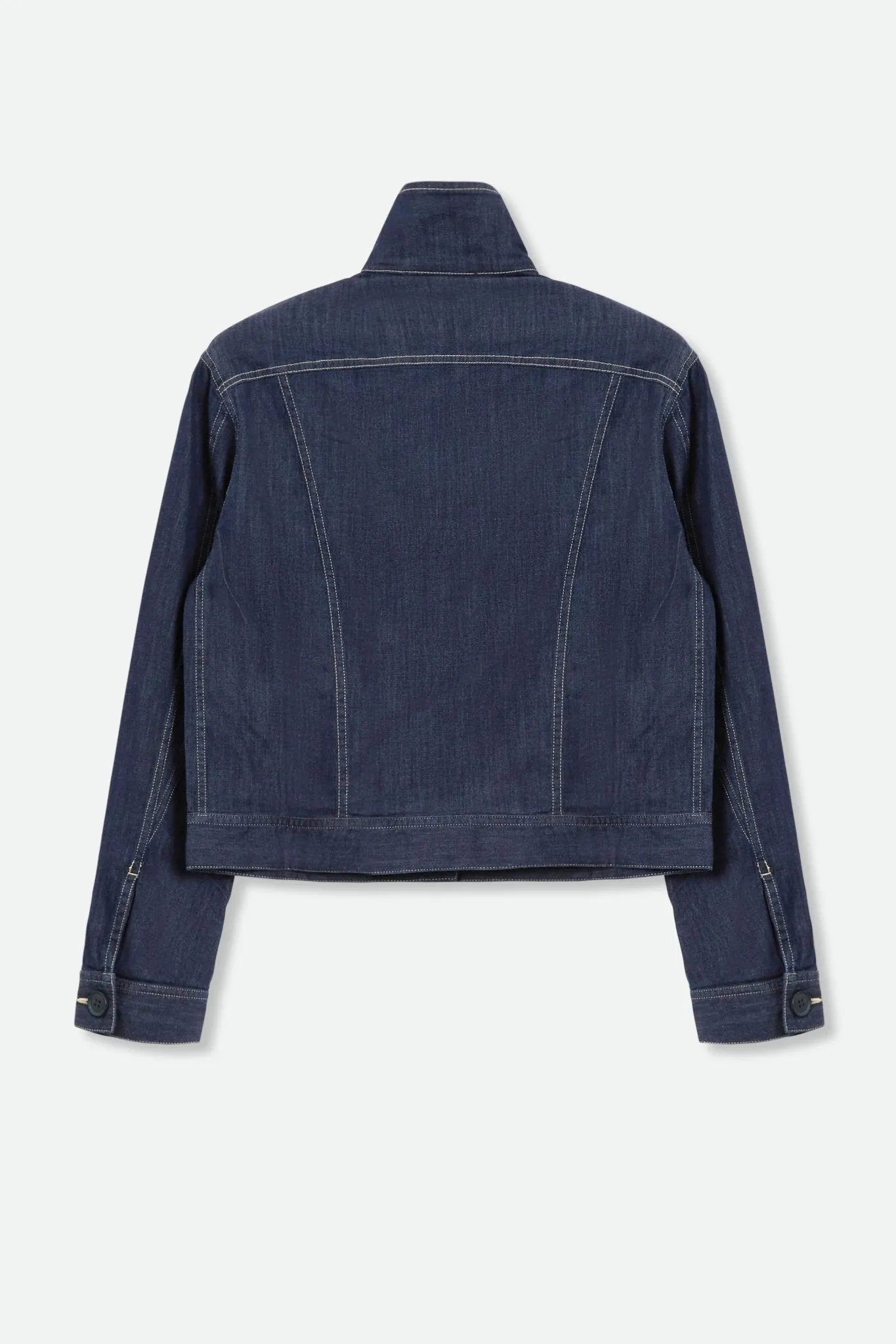 NICOLE JACKET IN LIGHTWEIGHT STRETCH INDIGO DENIM