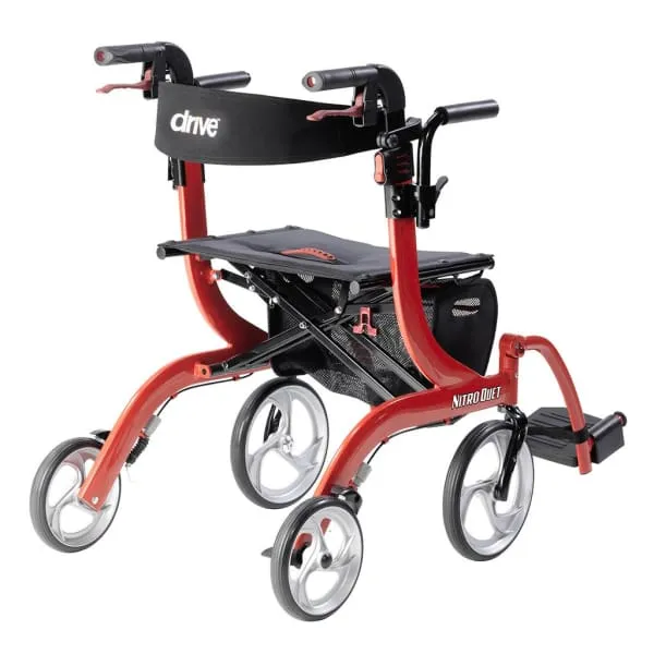 Nitro Duet Rollator Walker and Transport Chair