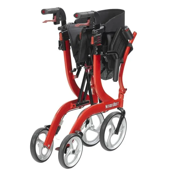 Nitro Duet Rollator Walker and Transport Chair