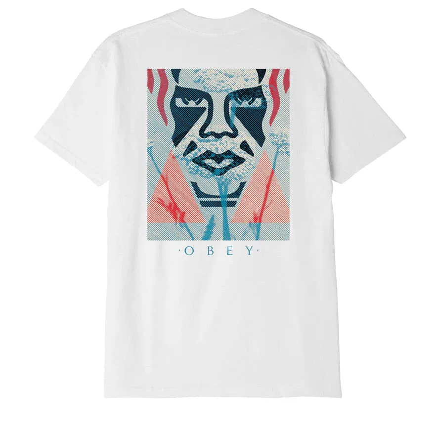 Obey Icon Face Classic men's short sleeve T-Shirt 165263435 white