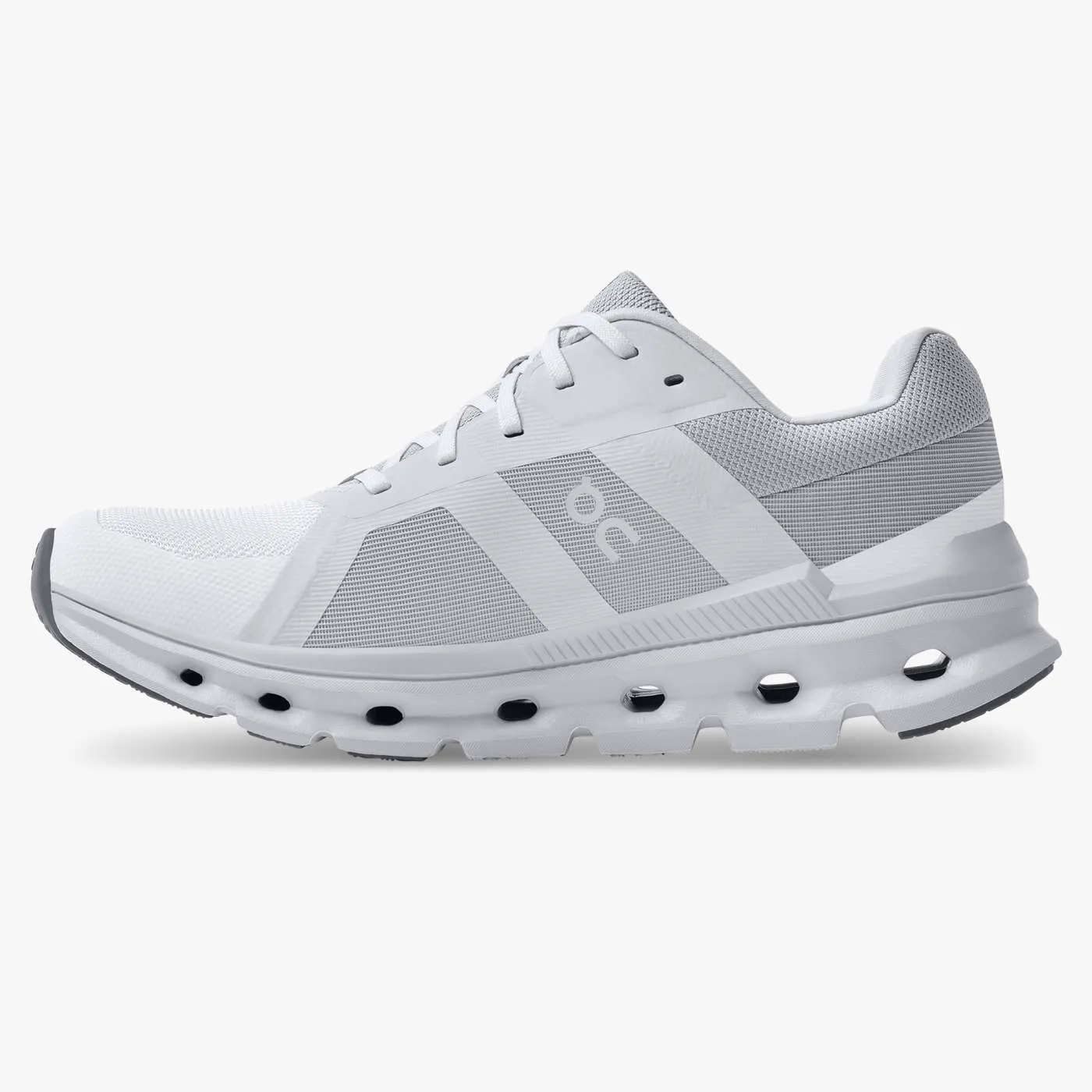 On Running Women's Cloudrunner Wide Shoes - White / Frost