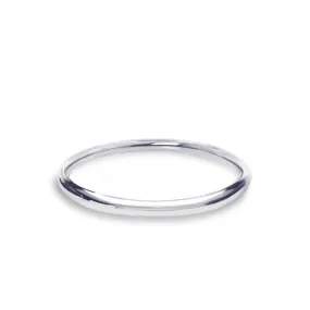 - Petite Plain Wedding Ring Platinum