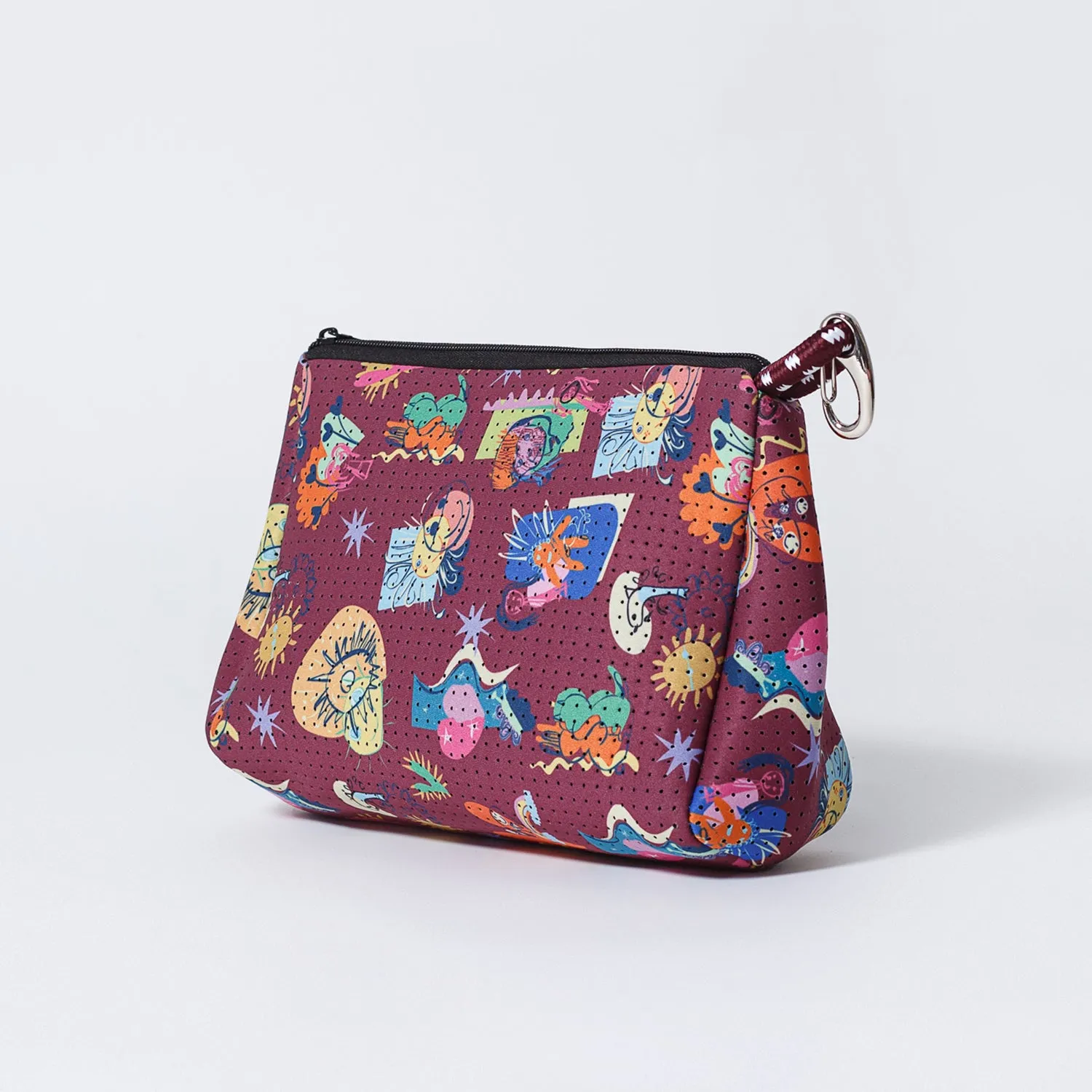 POUCH CONSTRUYENDO FUTUROS BURGUNDY