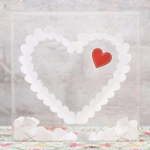 "From The Heart" Transparent Acrylic Shadow Box (Pack of 1)