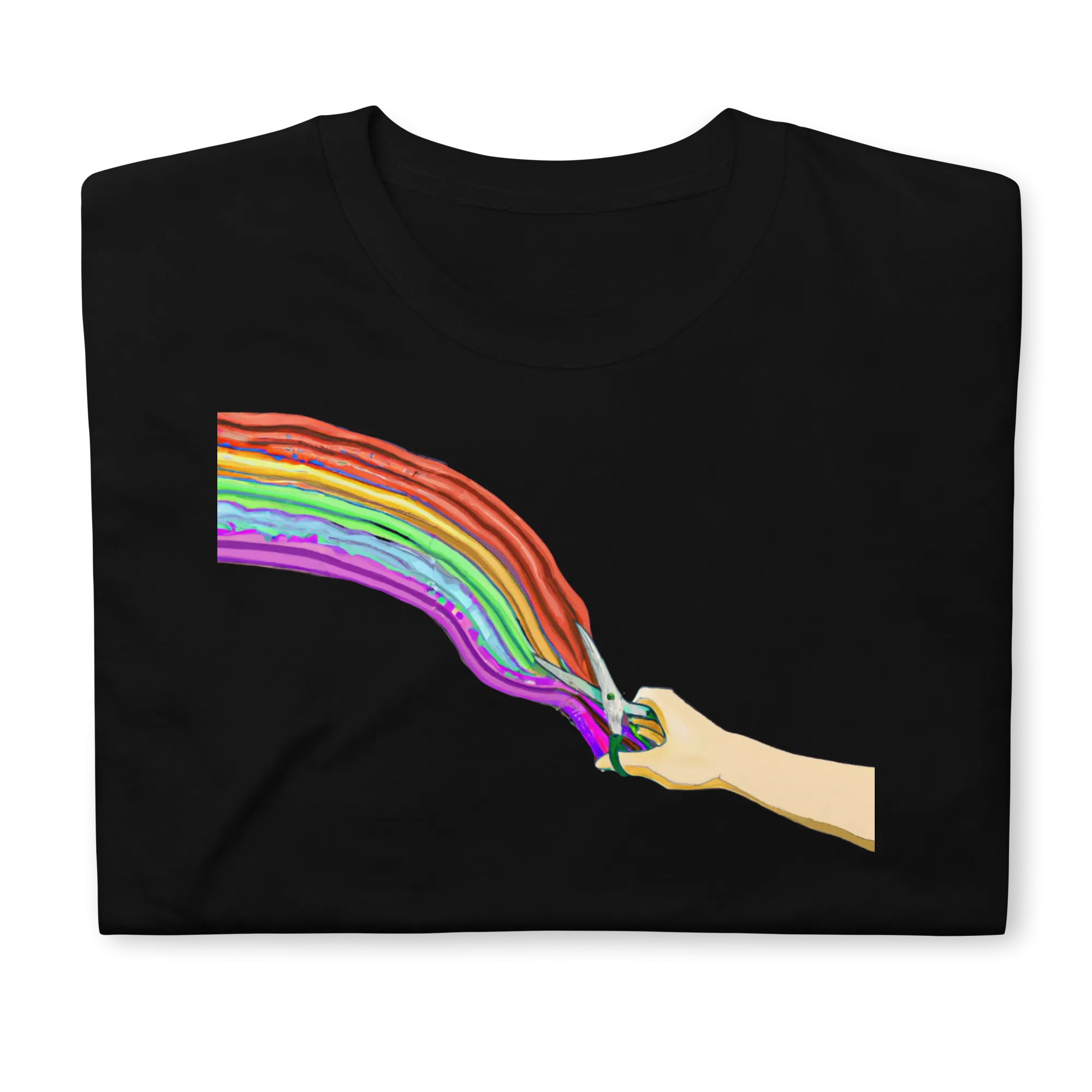 Rainbow Shears Proud Hairstylist Unisex T-Shirt