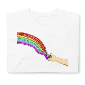 Rainbow Shears Proud Hairstylist Unisex T-Shirt