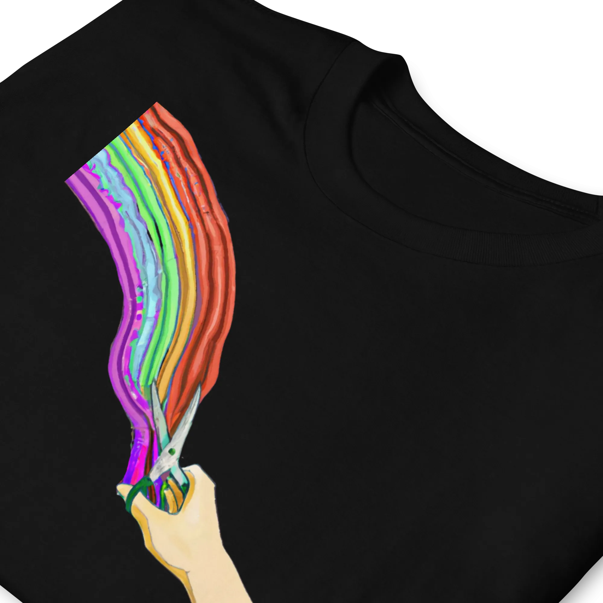 Rainbow Shears Proud Hairstylist Unisex T-Shirt