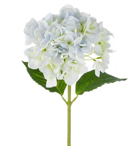 Real Touch Light Blue Hydrangea Stem