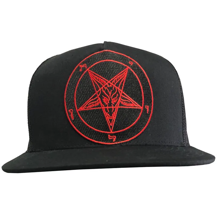 RED / BLACK SIGIL SNAPBACK HAT