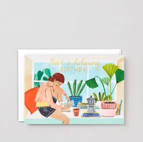  Relaxing Birthday  Card