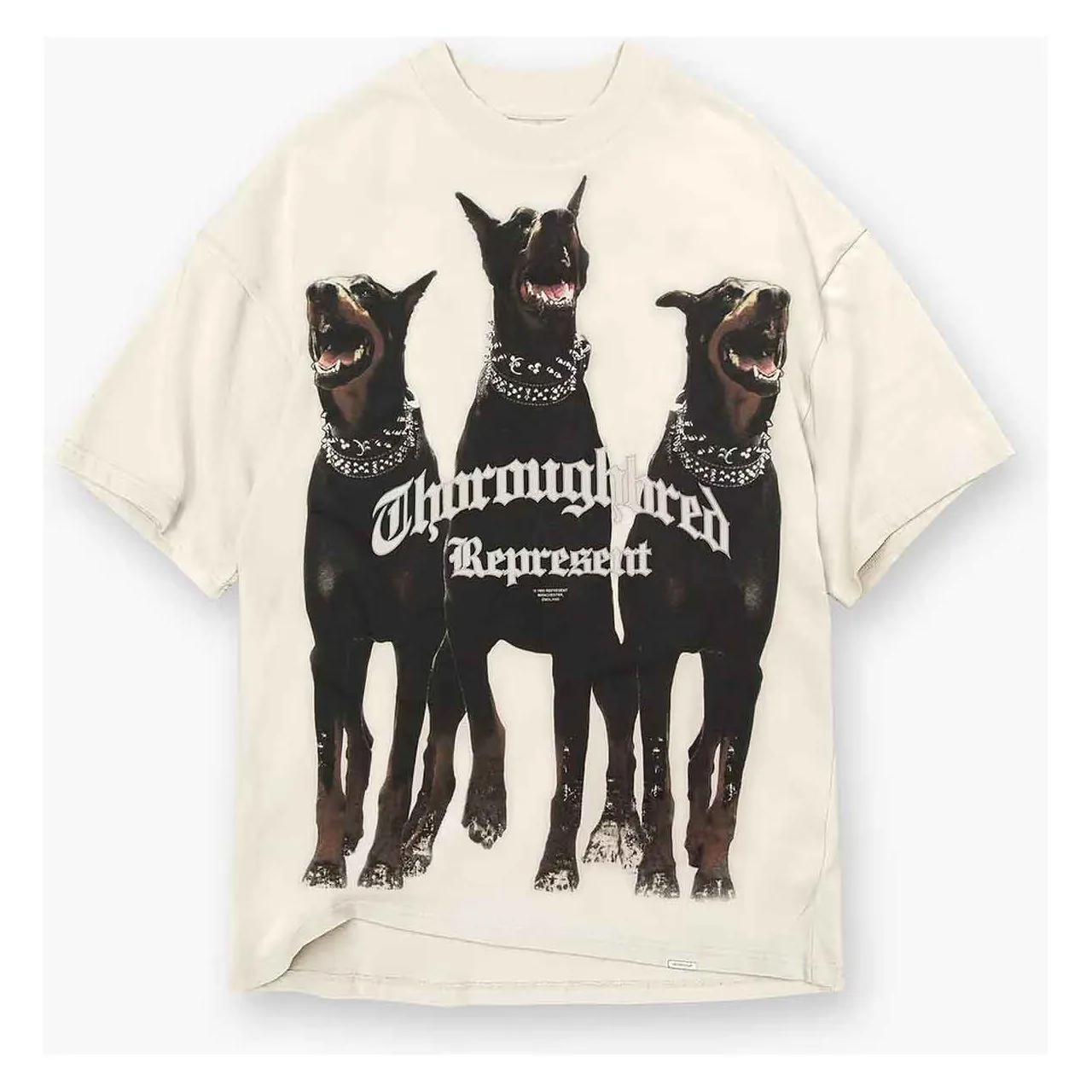 Represent Thoroughbred Tee Vintage White