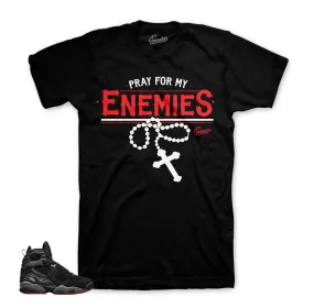 Retro 8 Cement Shirt - Enemies - Black