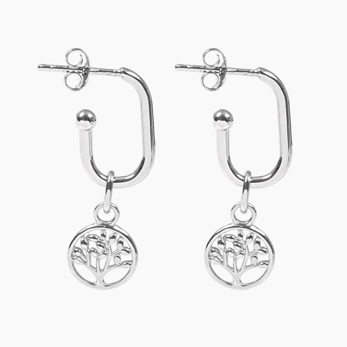 Roma Tree of Life Earrings (Silver)