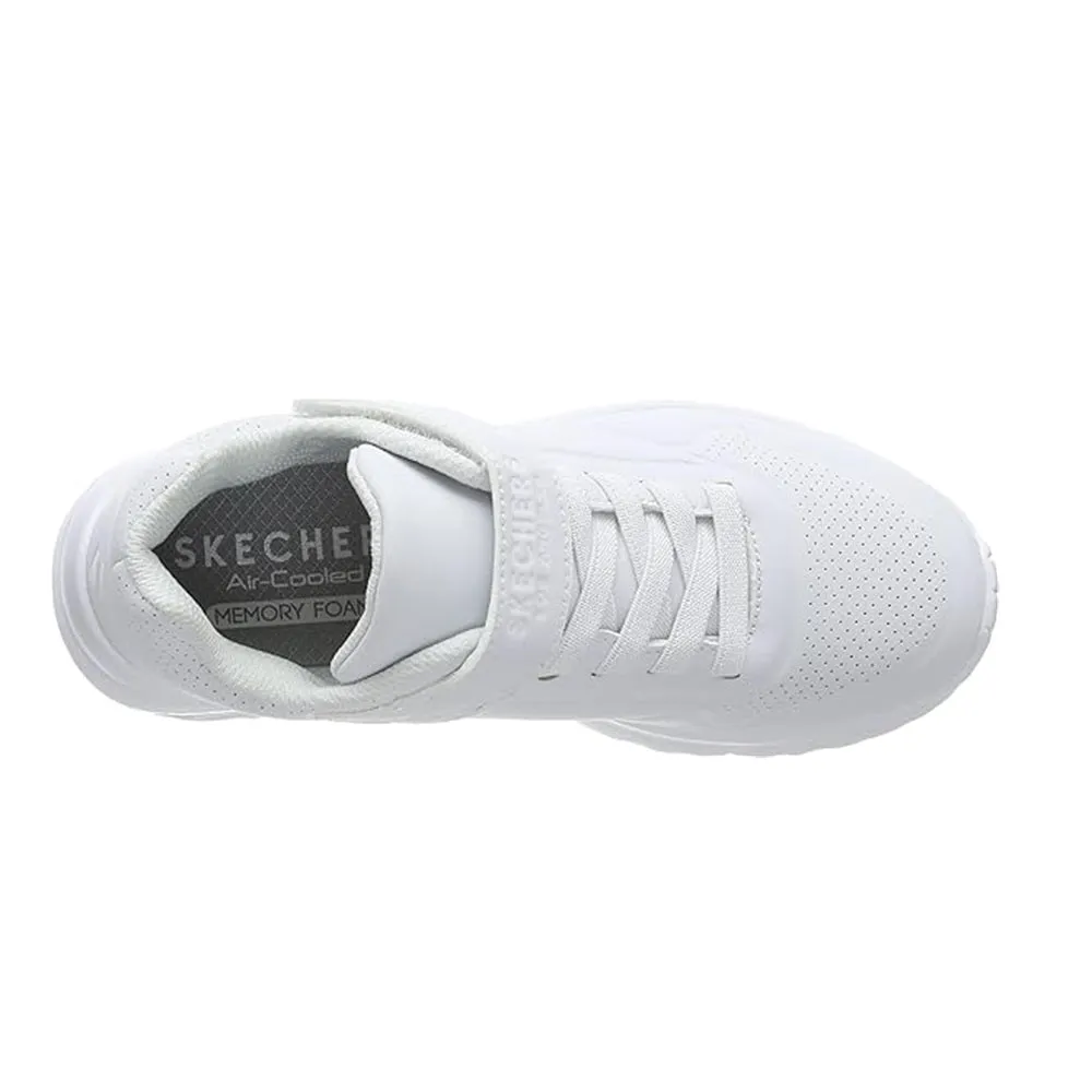 Scarpe Unisex Bambino- SKECHERS Art. 403695LW sneakers bianco sportivo