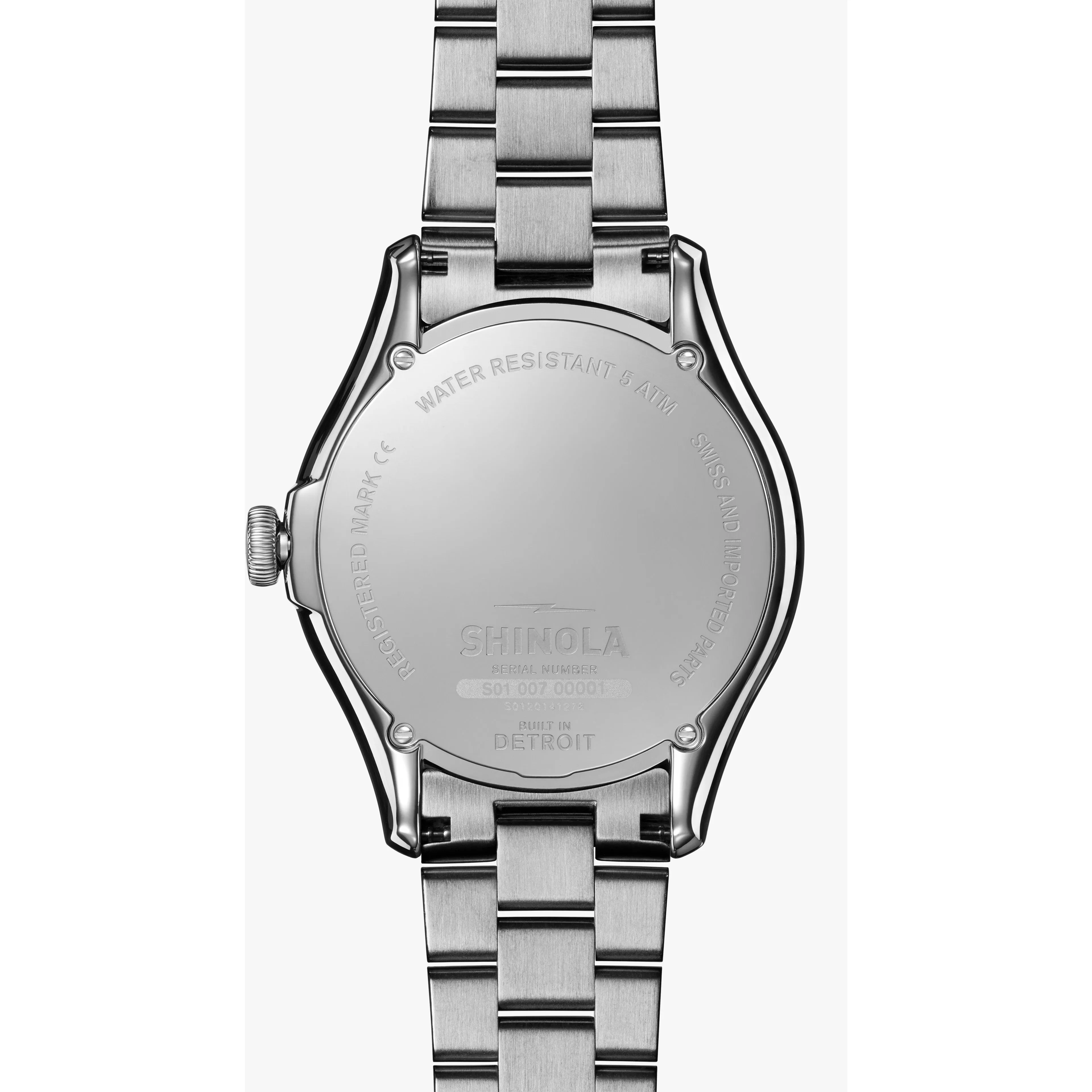 Shinola 38MM Vinton Black Dial Unisex Watch S0120141278