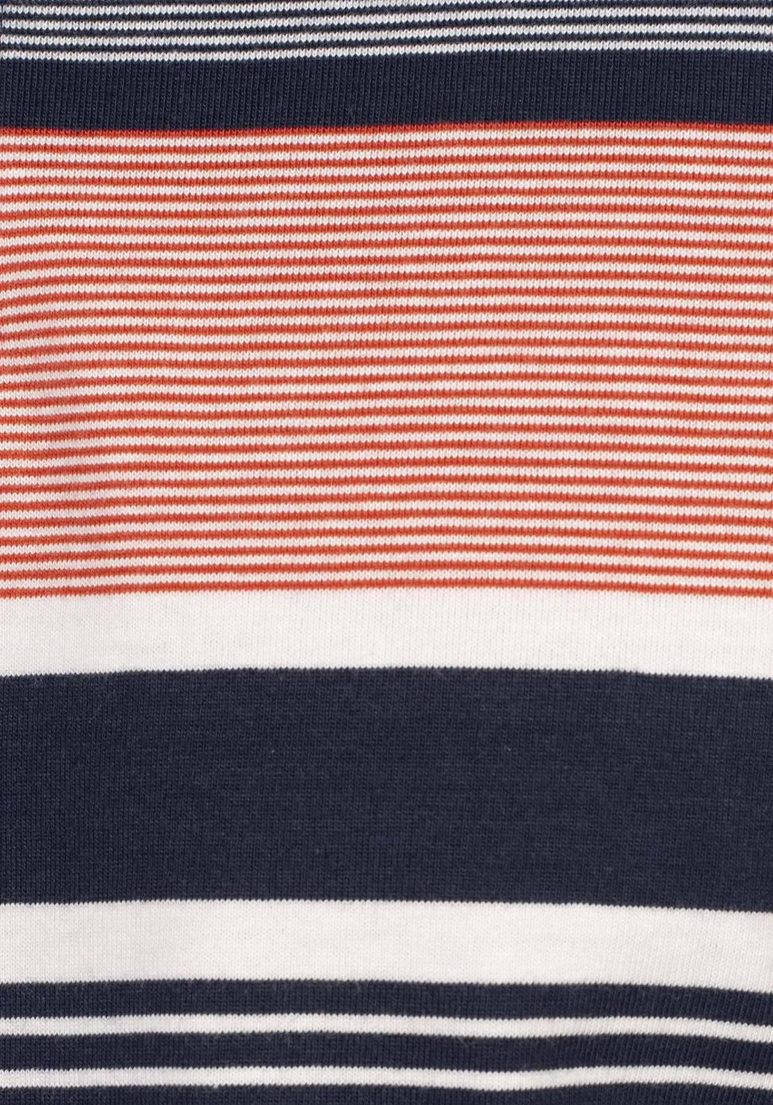 Short Sleeve Stripe Polo - Blue