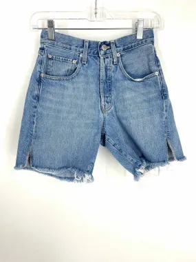 Size 25=0 Blue Cut-off Denim AS IS Premium Denim Shorts