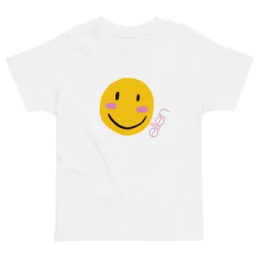 Smile Toddler Tee- White