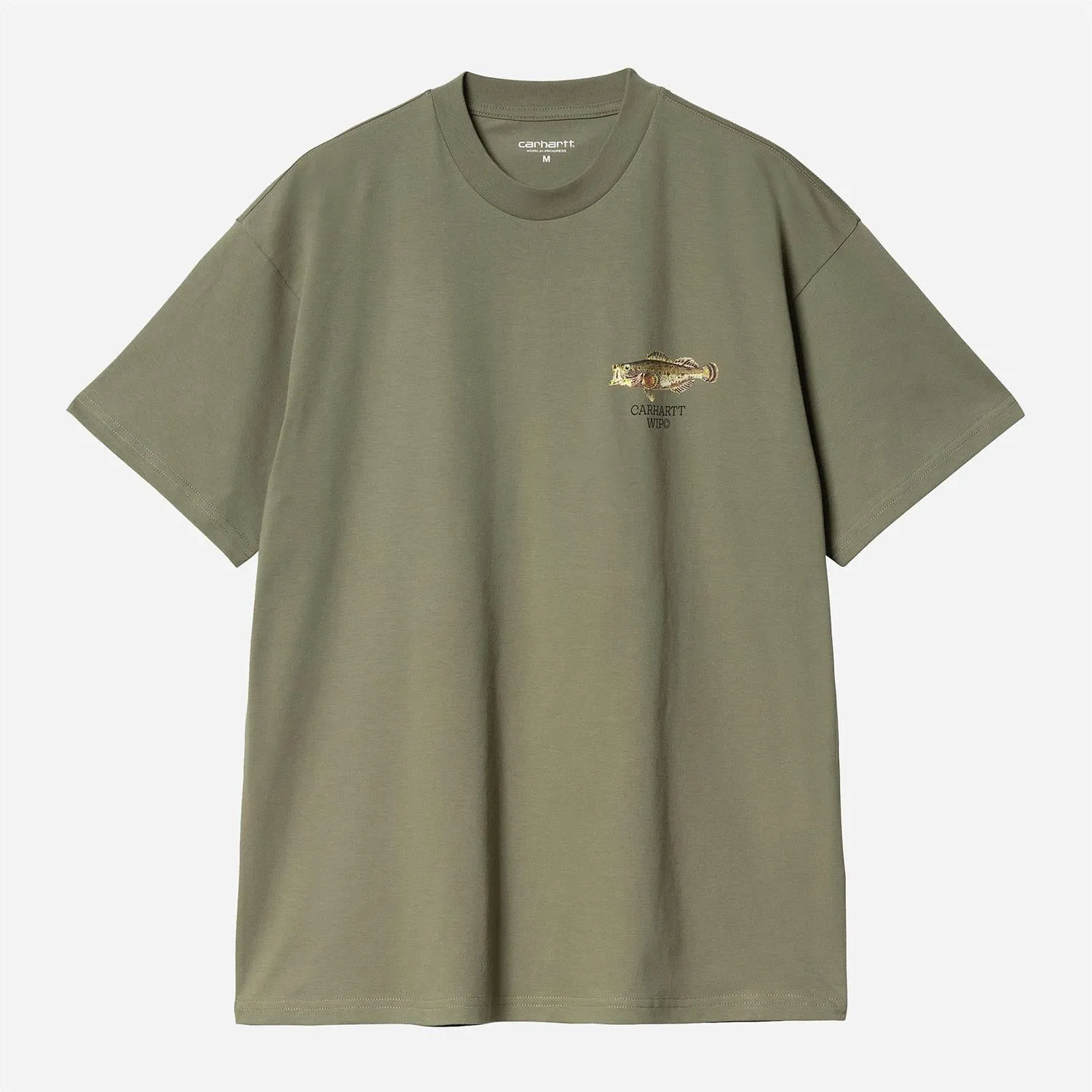 S/S Fish T-Shirt - Dollar Green