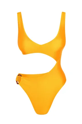 St. Barth's One Piece - Mango Shiny