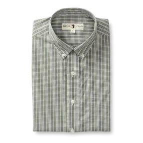 Stirling Plaid Cotton Poplin Sport Shirt