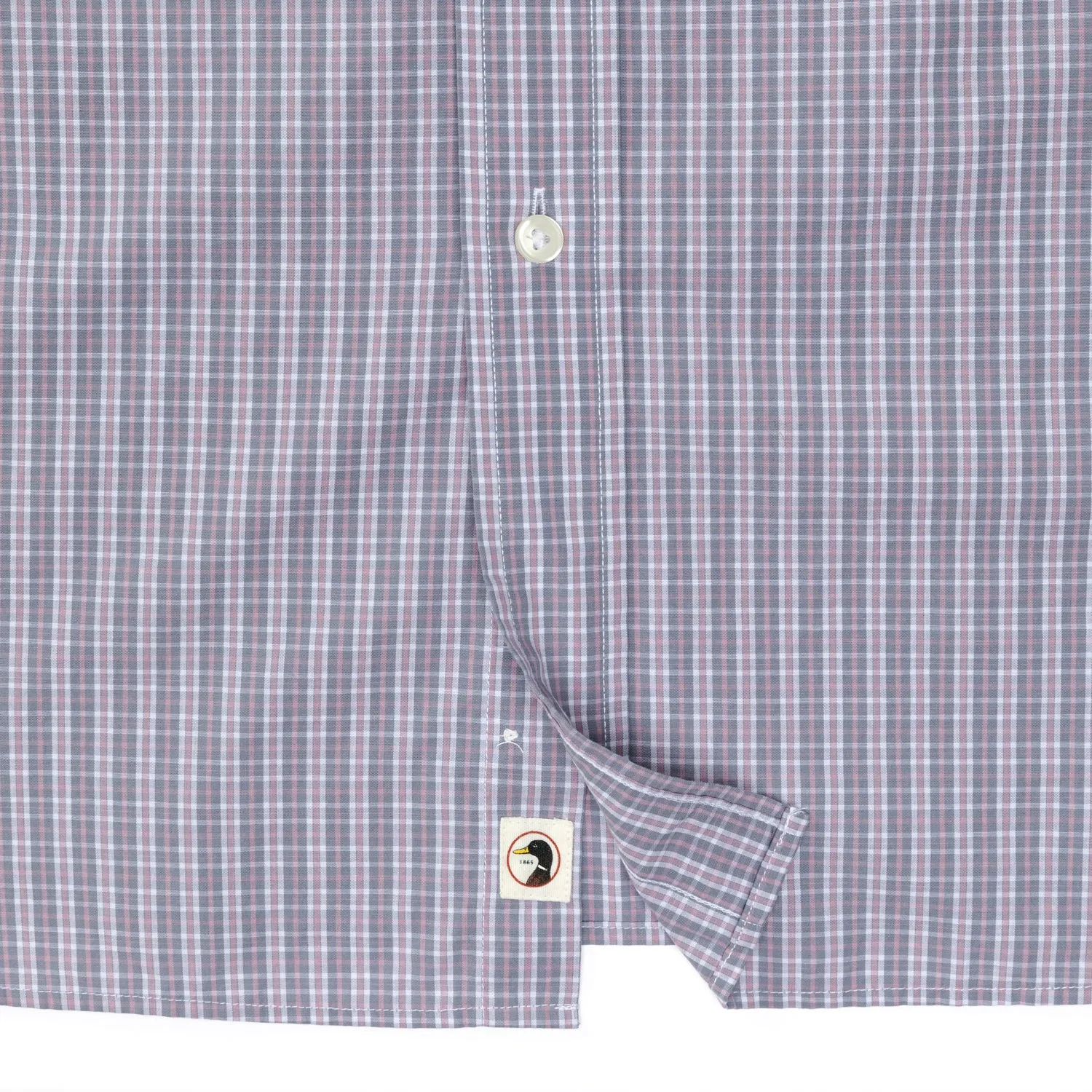 Stirling Plaid Cotton Poplin Sport Shirt