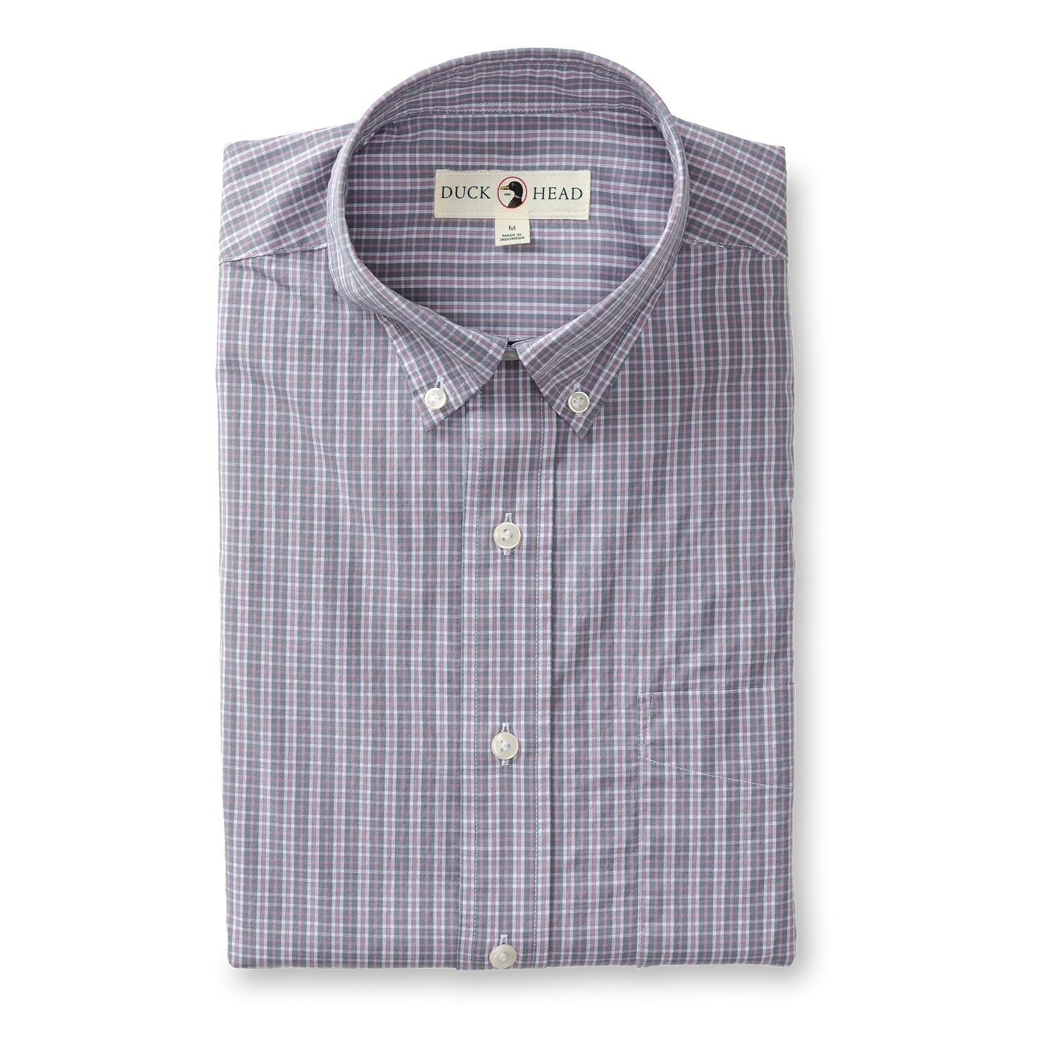 Stirling Plaid Cotton Poplin Sport Shirt