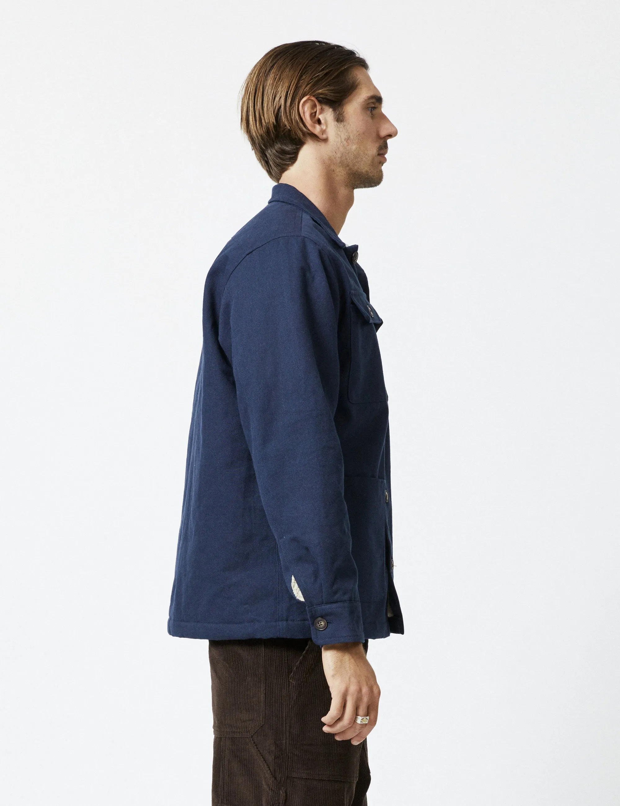 Stockyard Sherpa Jacket - Navy