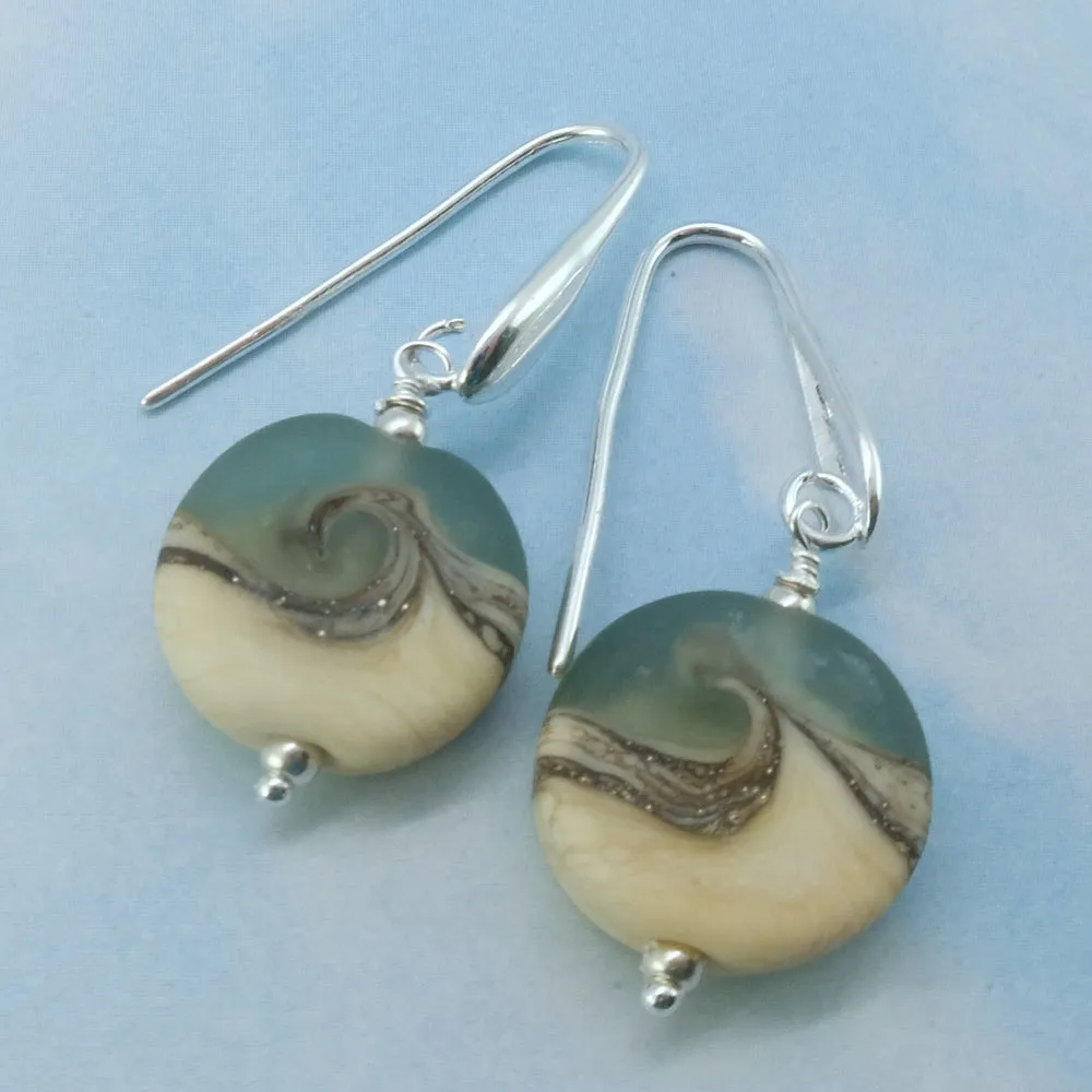 Stormy skies earrings