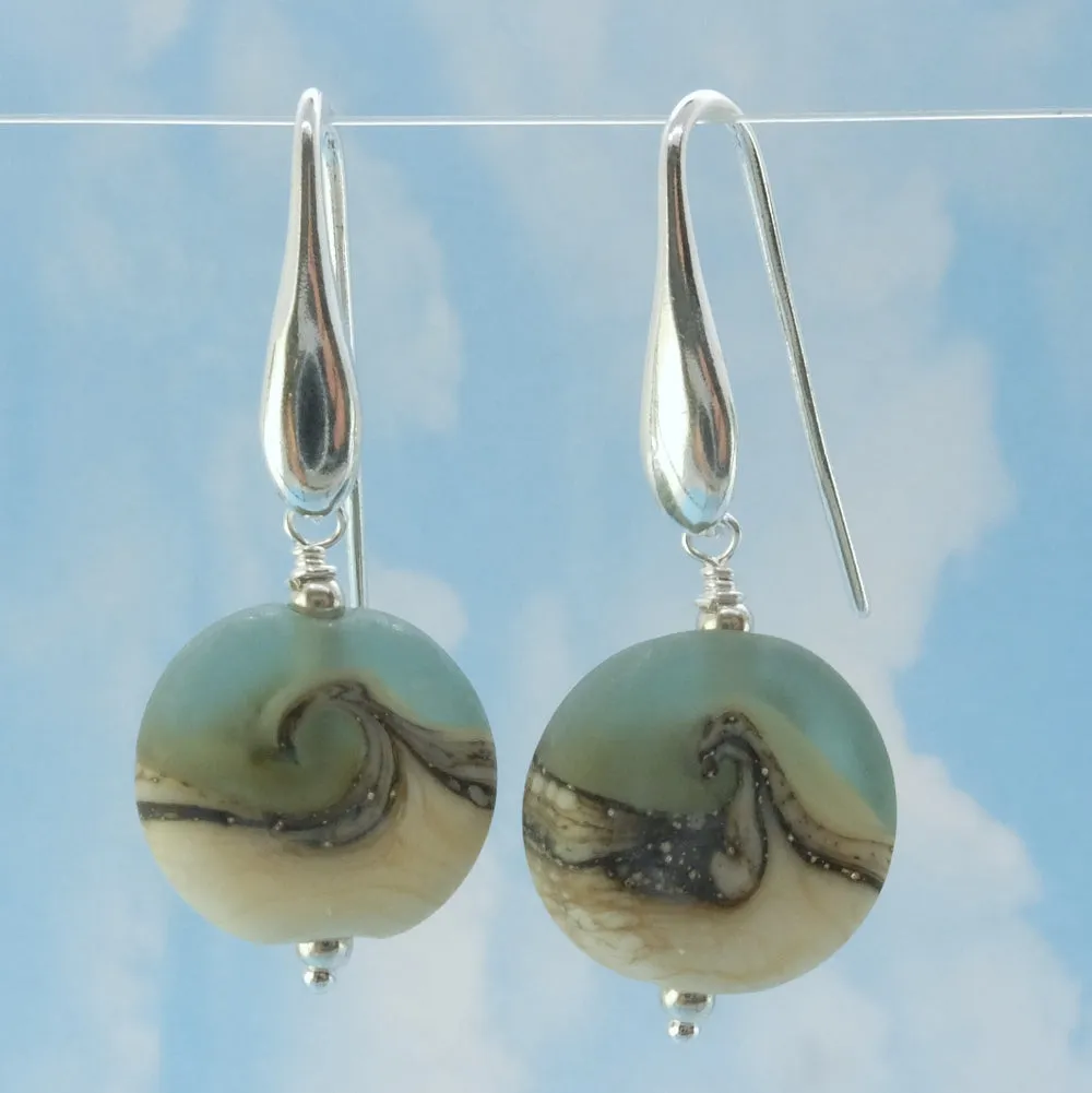 Stormy skies earrings