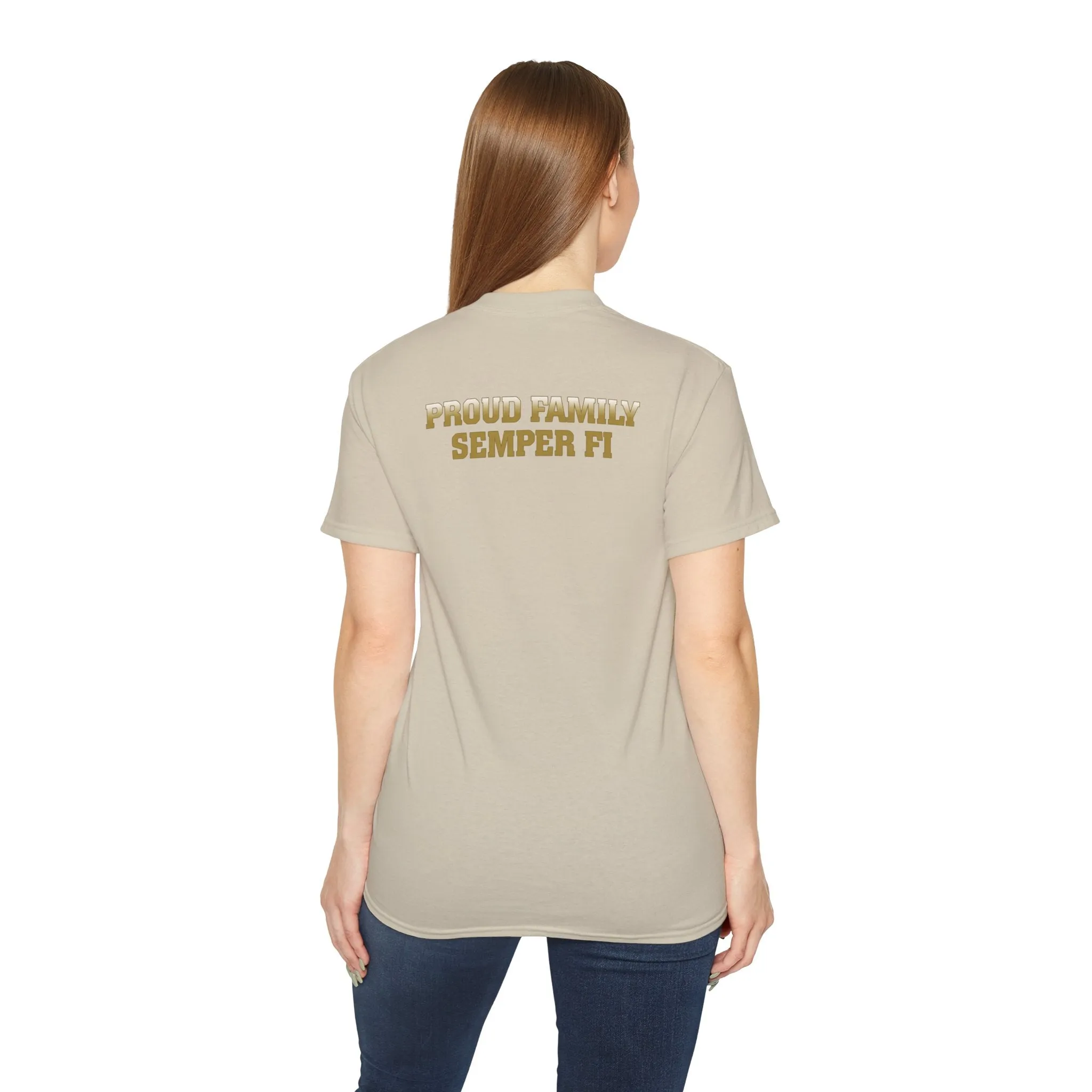 T-Shirt: Mike Co. MCRD Parris Island (EGA   Back Proud Family)