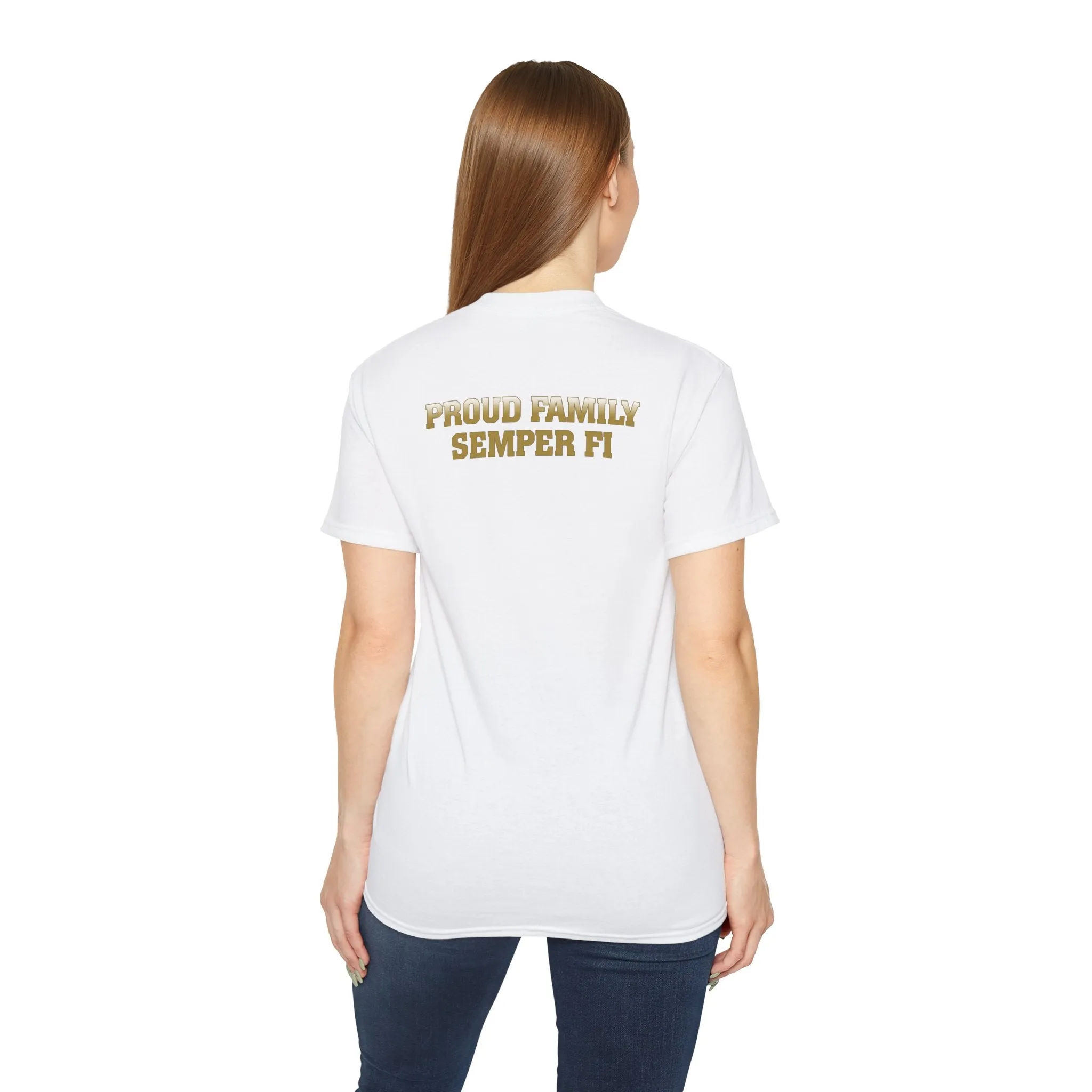 T-Shirt: Mike Co. MCRD Parris Island (EGA   Back Proud Family)