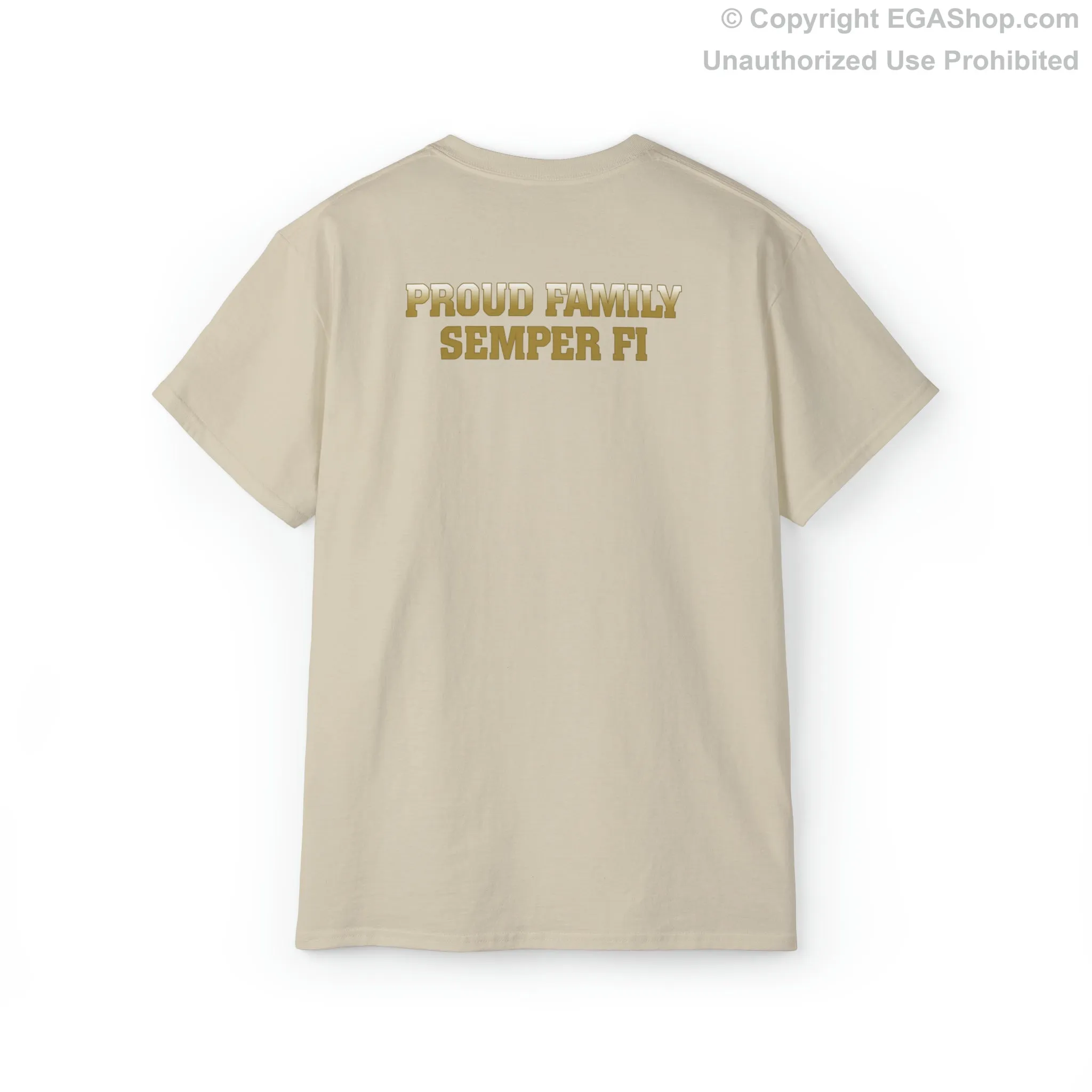 T-Shirt: Mike Co. MCRD Parris Island (EGA   Back Proud Family)