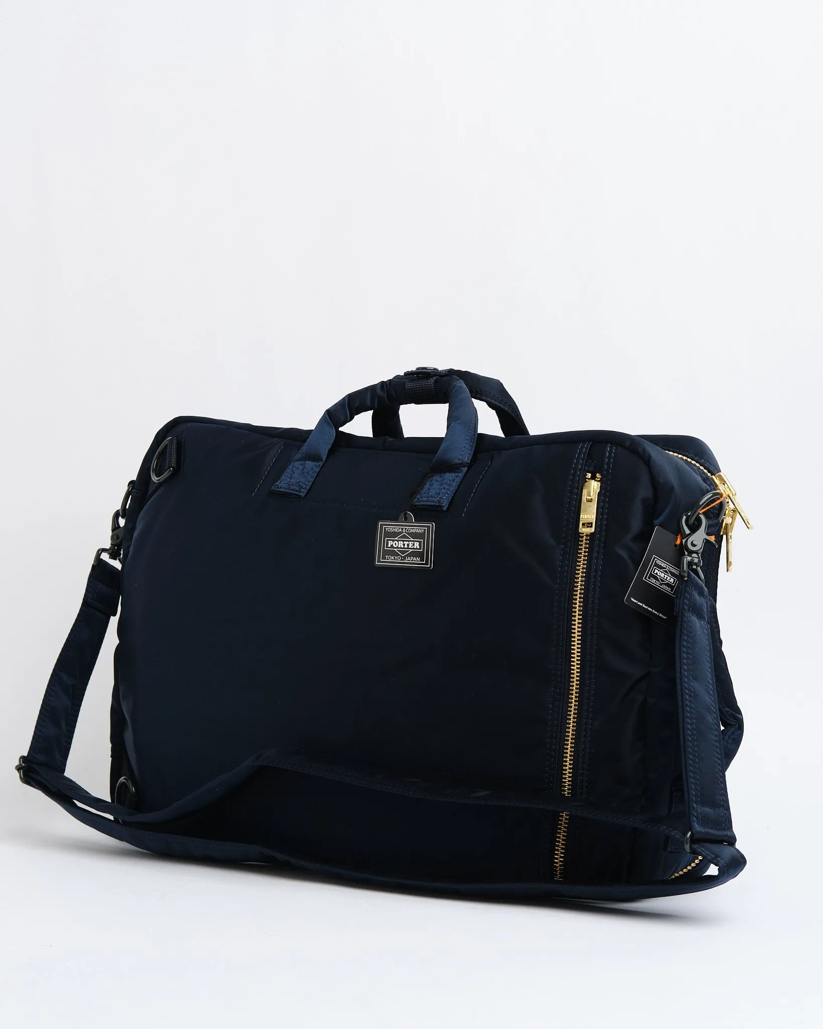 TANKER 3WAY BRIEFCASE IRON BLUE