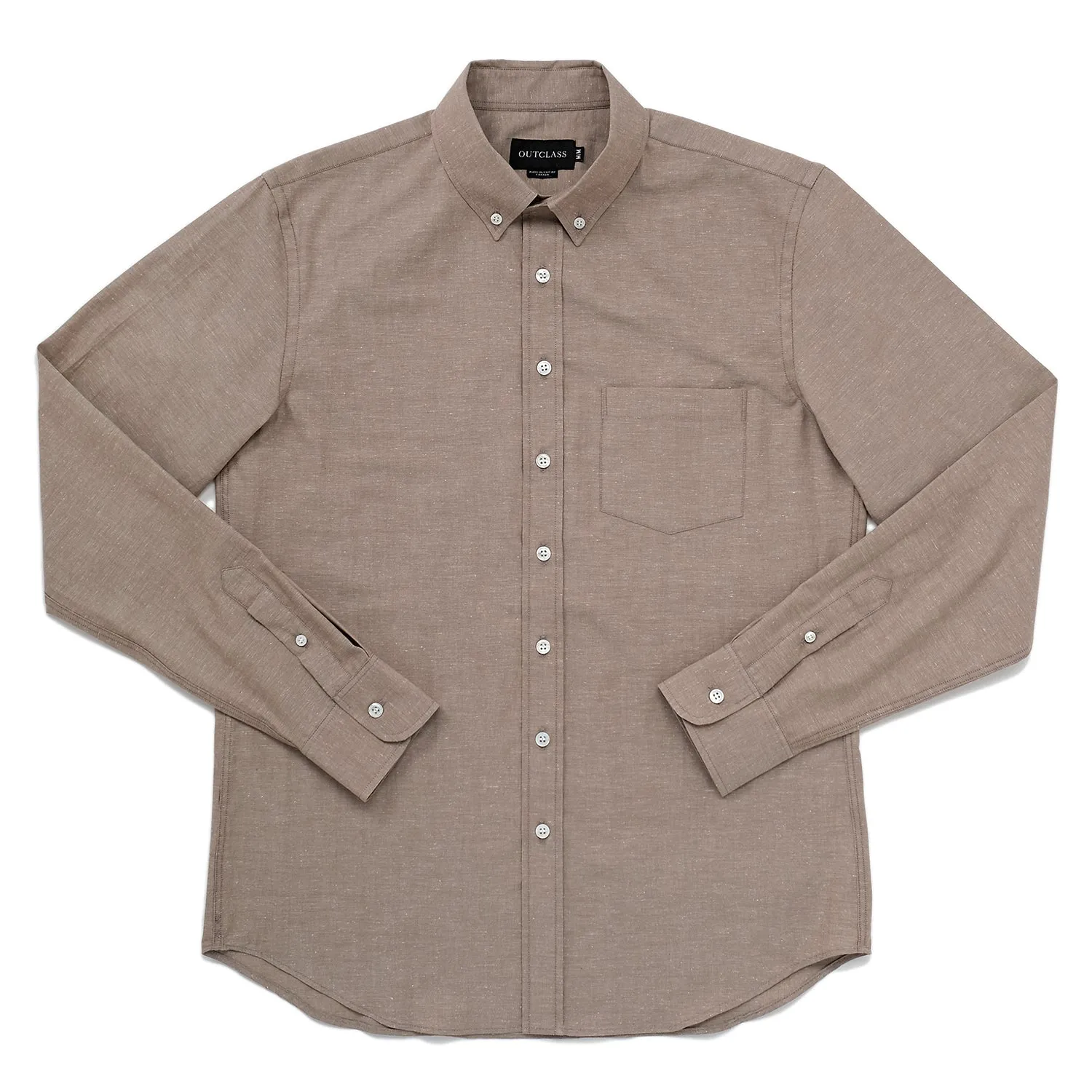 Taupe Fleck L/S Shirt