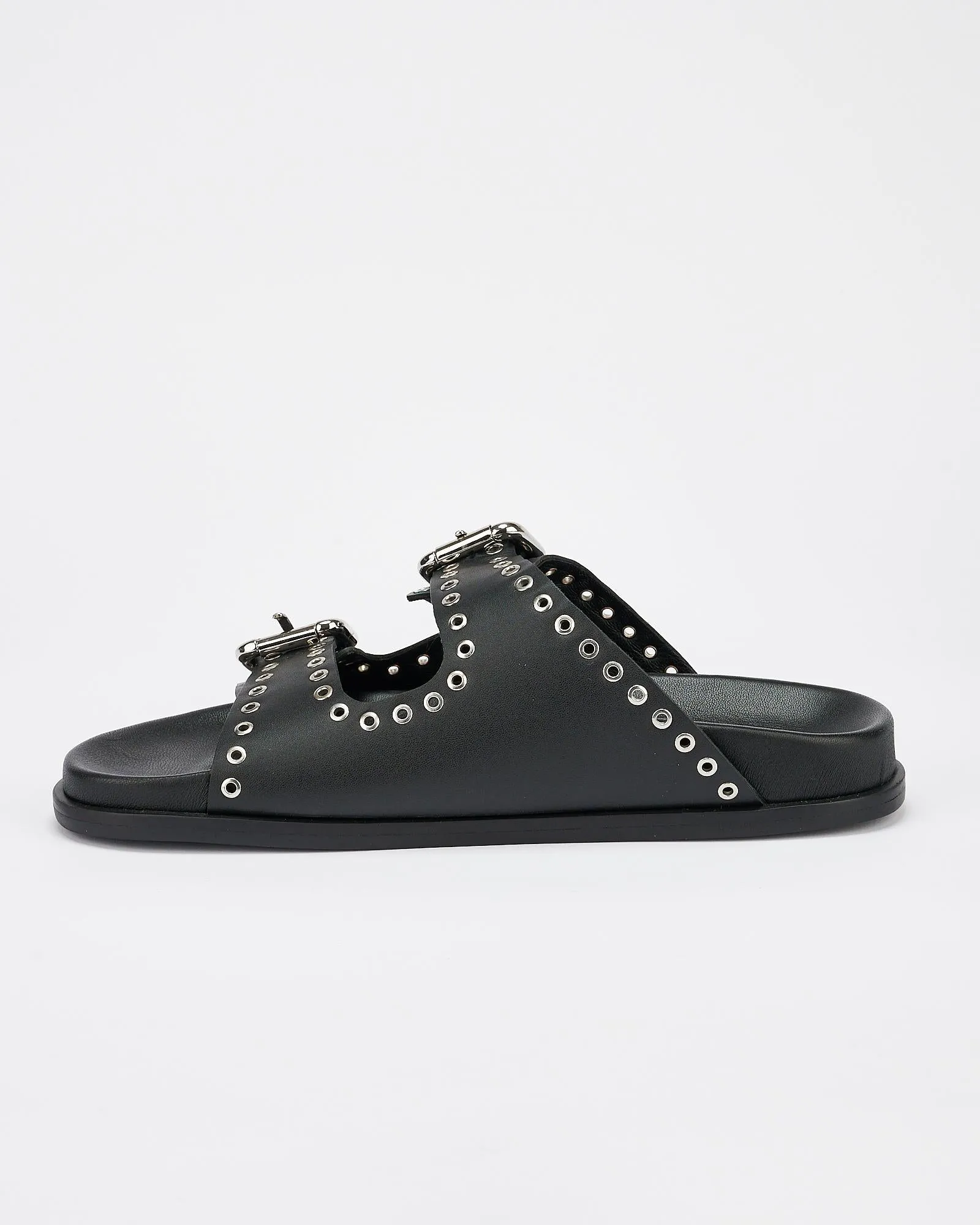 Thea Footbed Black/Silver