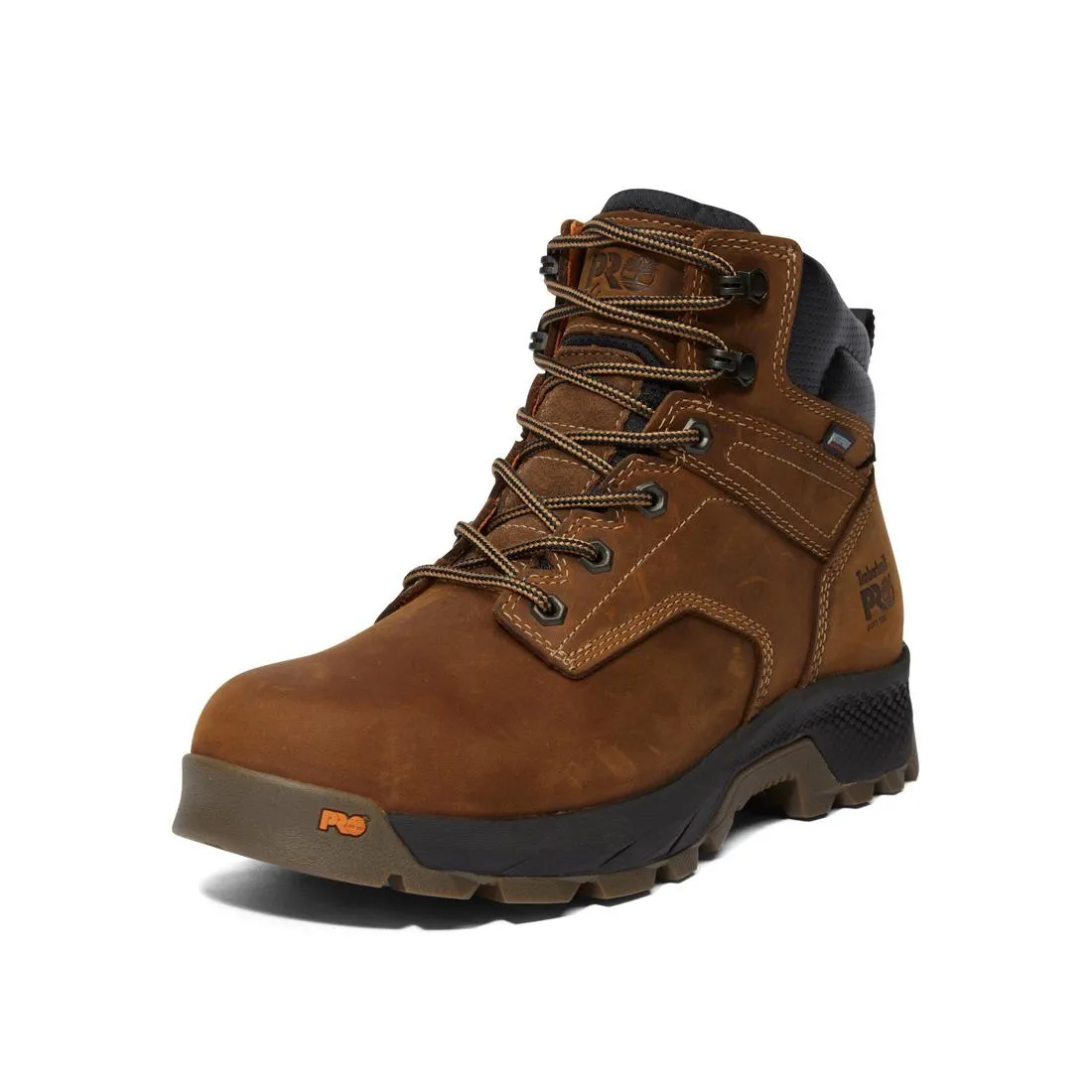 Titan EV 6 Inch Soft-Toe Waterproof Work Boot Brown